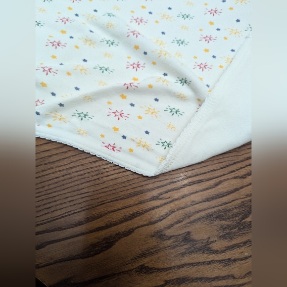 3 baby blankets. Yellow, blue and white with stars.  EUC. Disney Baby , gymboee. - Picture 3 of 10